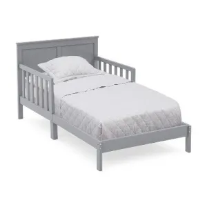 New - Collins Wood Toddler Bed, Greenguard Gold Certified Gray - Delta Children