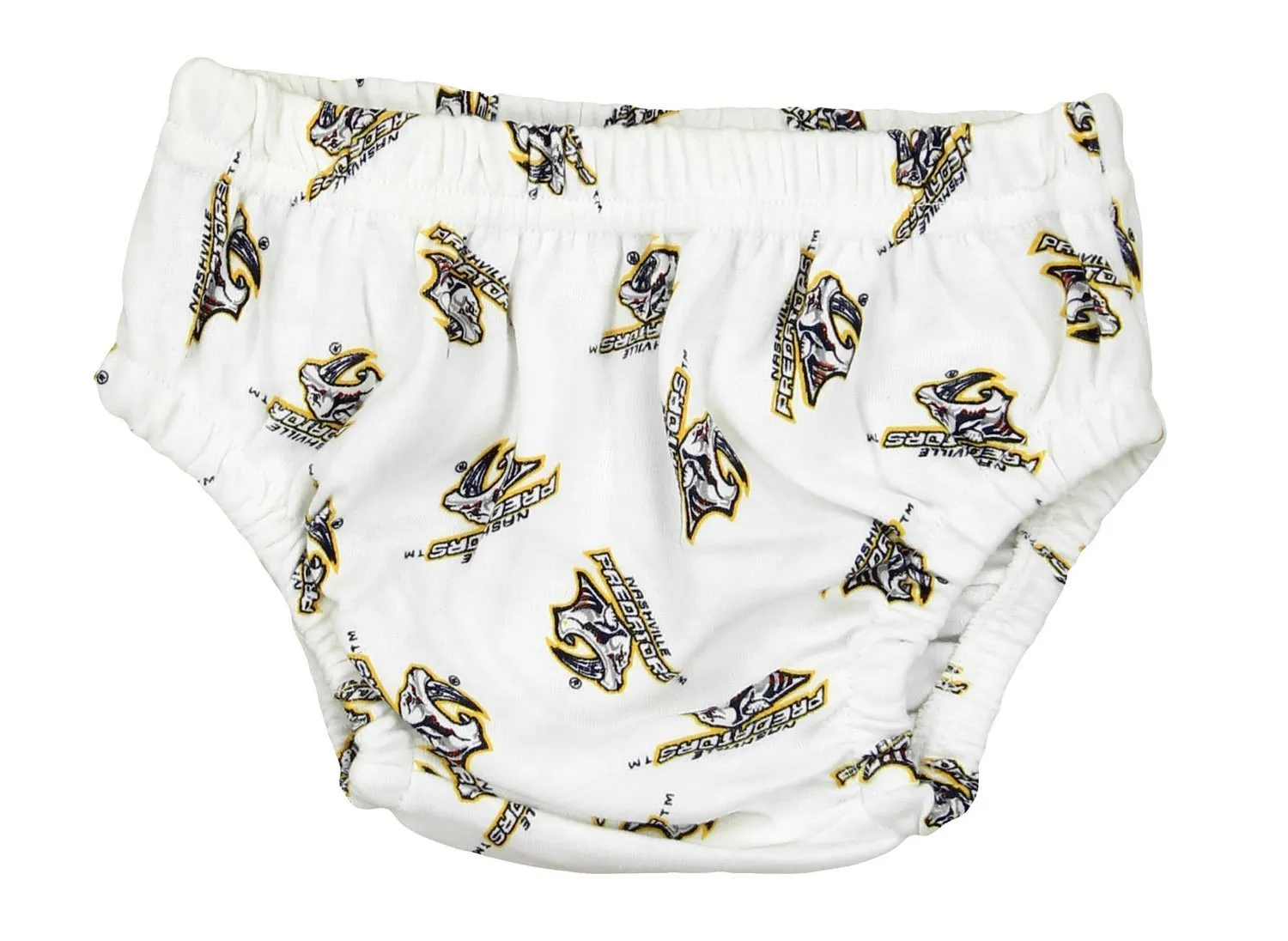 NHL Infant Nashville Predators Top and Diaper Cover Set, White