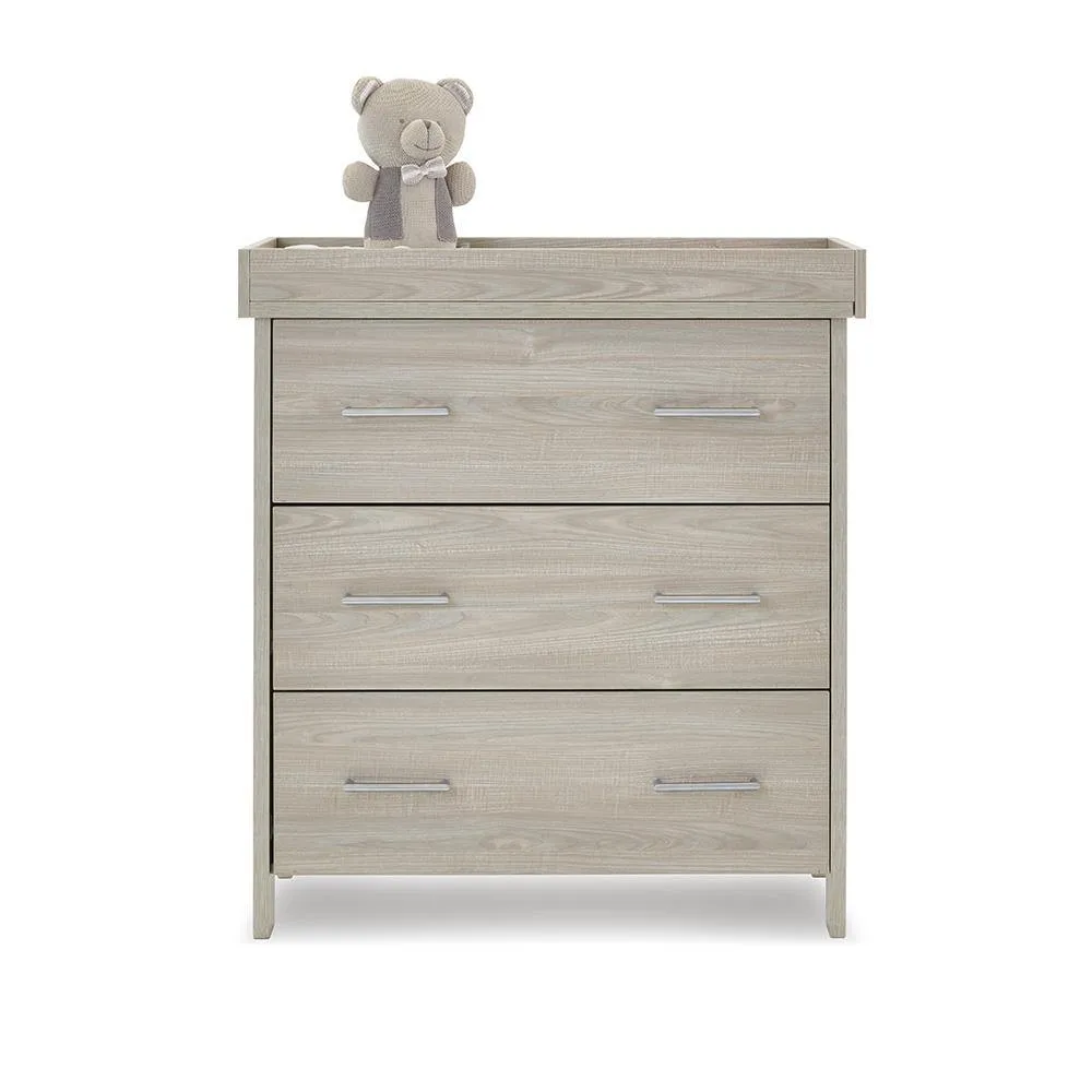 Nika 2 Piece Nursery Furniture Set - Grey Wash