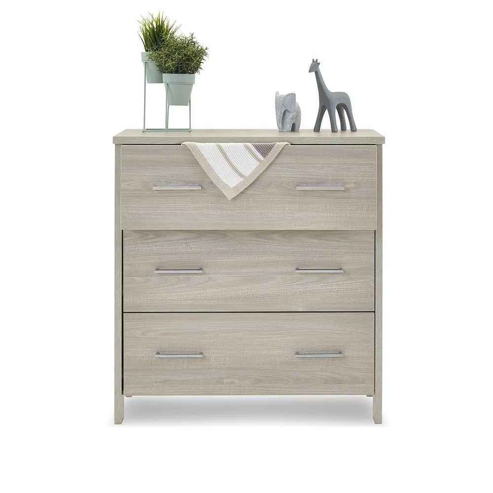 Nika 2 Piece Nursery Furniture Set - Grey Wash