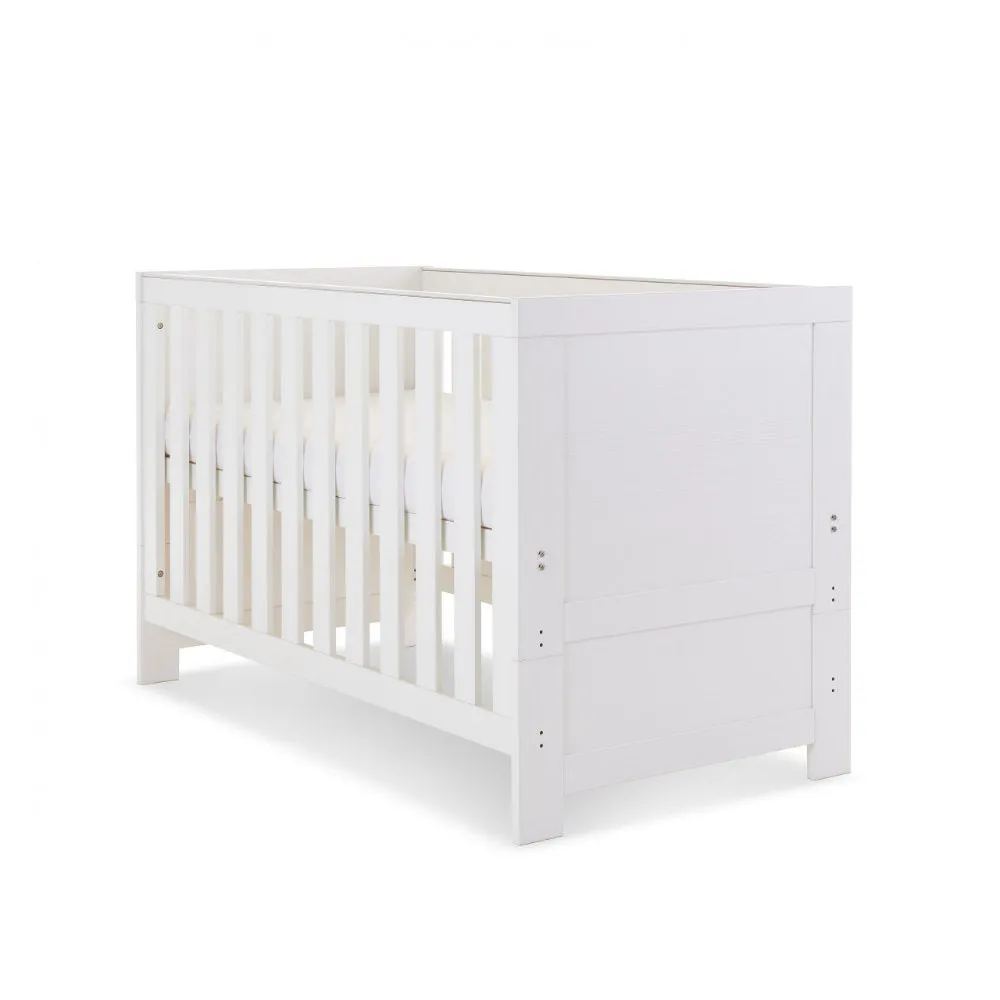 Nika 2 Piece Nursery Furniture Set - White Wash