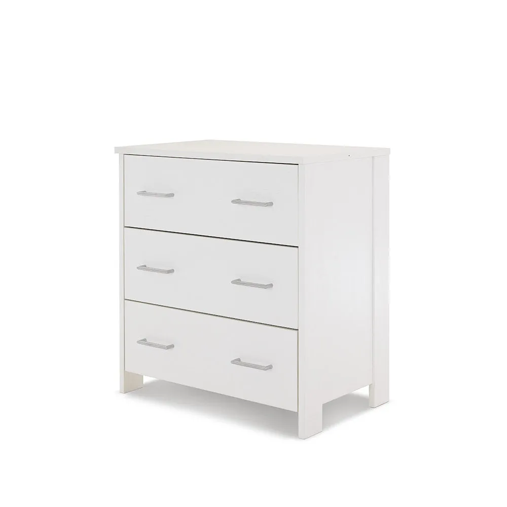 Nika 2 Piece Nursery Furniture Set - White Wash