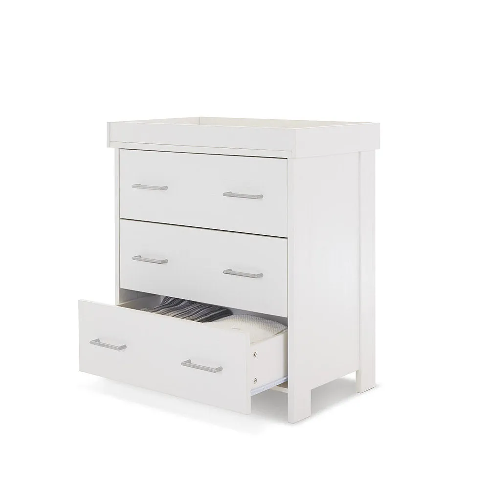 Nika 2 Piece Nursery Furniture Set - White Wash
