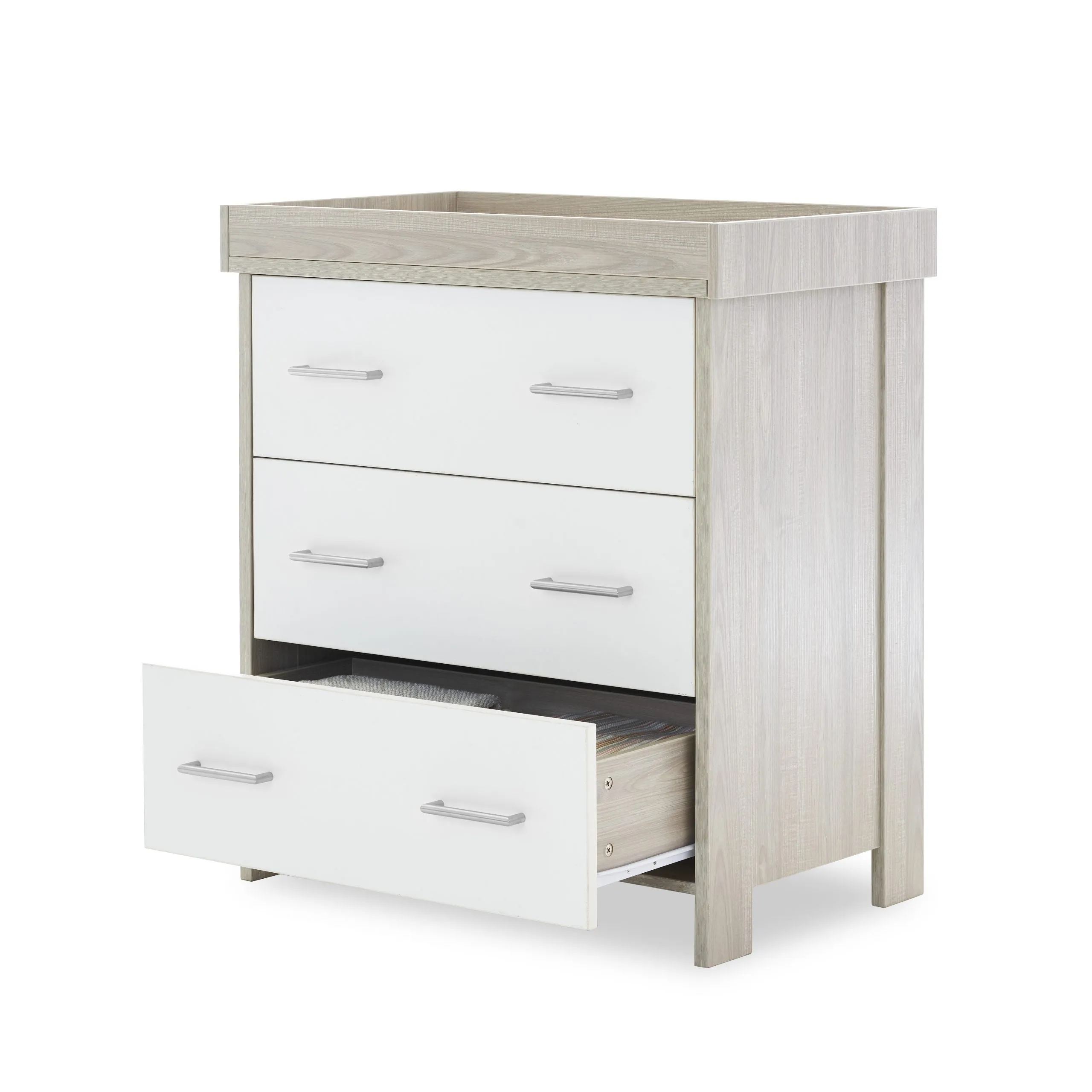 Nika MINI 3 Piece Nursery Room Set - Grey Wash & White
