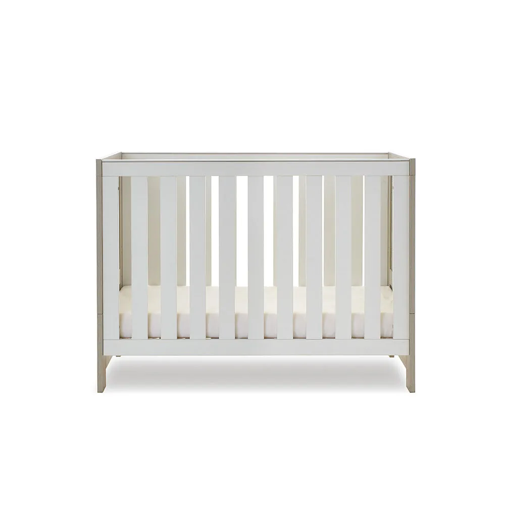 Nika MINI 3 Piece Nursery Room Set - Grey Wash & White
