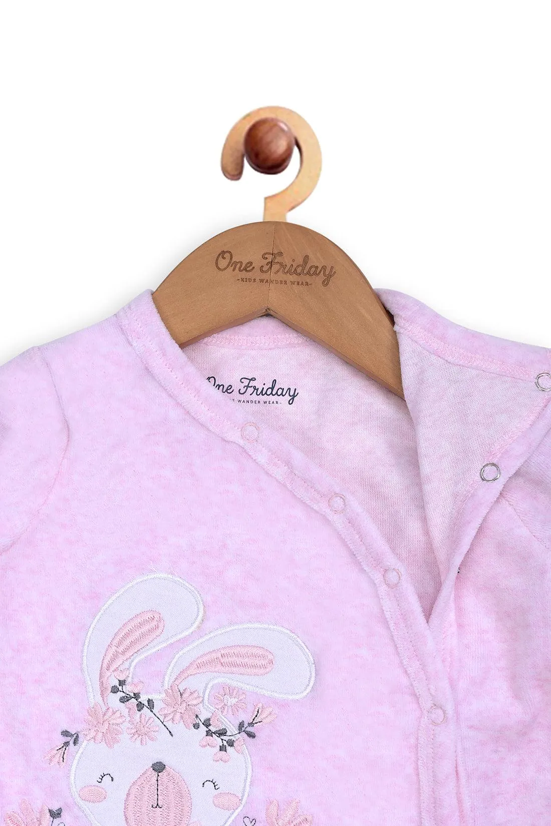 One Friday Graphic Printed Cotton Sleepsuit