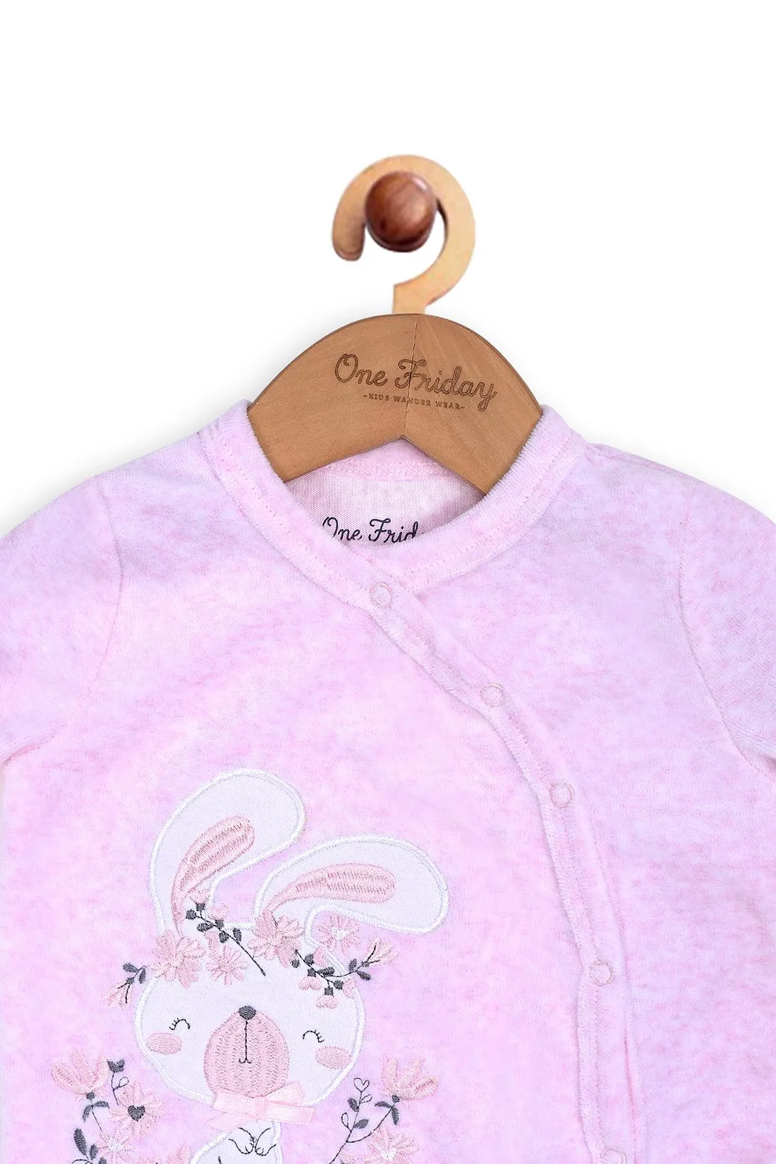 One Friday Graphic Printed Cotton Sleepsuit