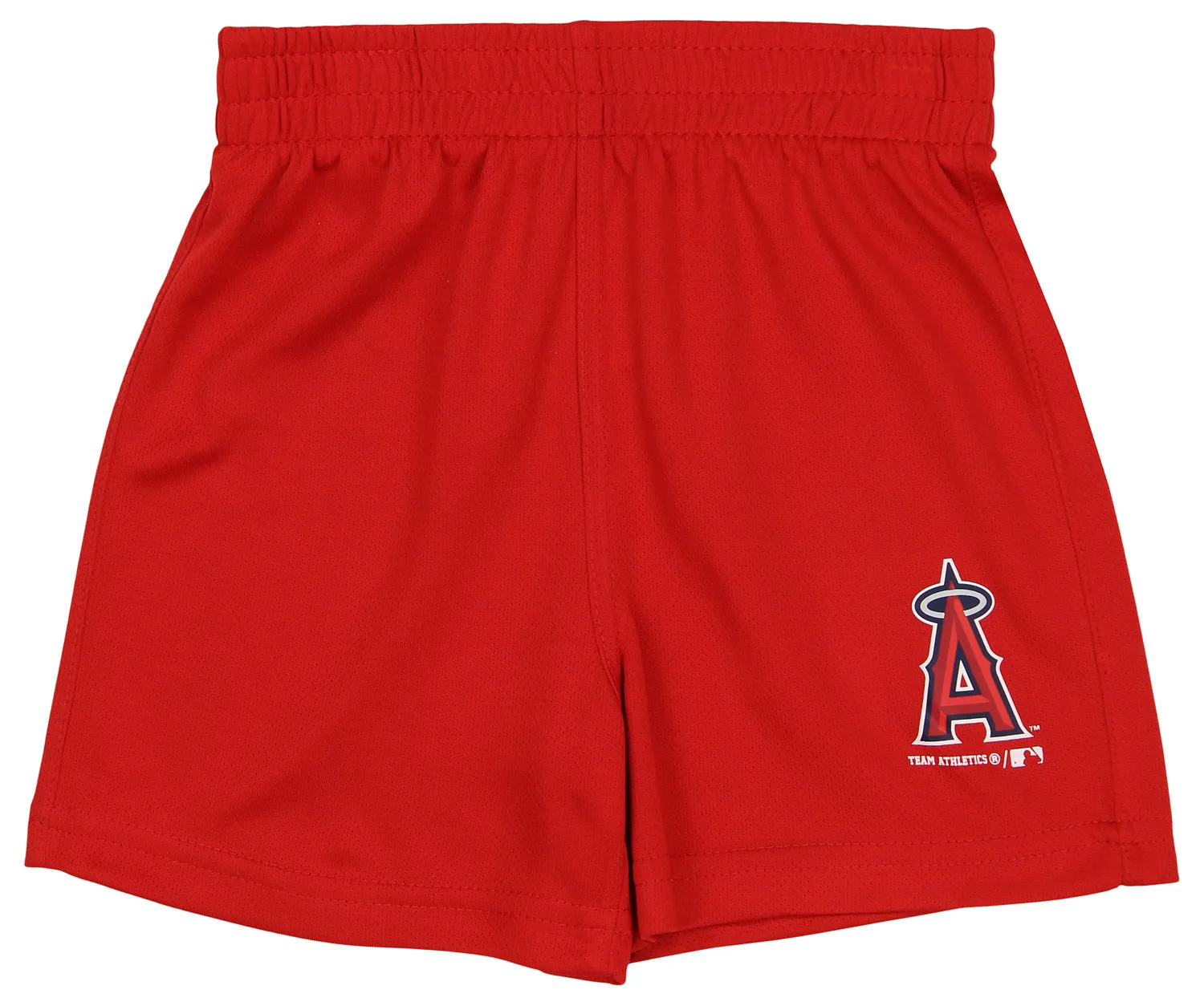 Outerstuff Los Angeles Angels MLB Toddler Subliminal Graphic 2-Piece Tee and Shorts Set, Red