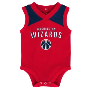 Outerstuff NBA Infants (12M-24M) Washinton Wizards Overtime 3-Piece Bodysuit Set