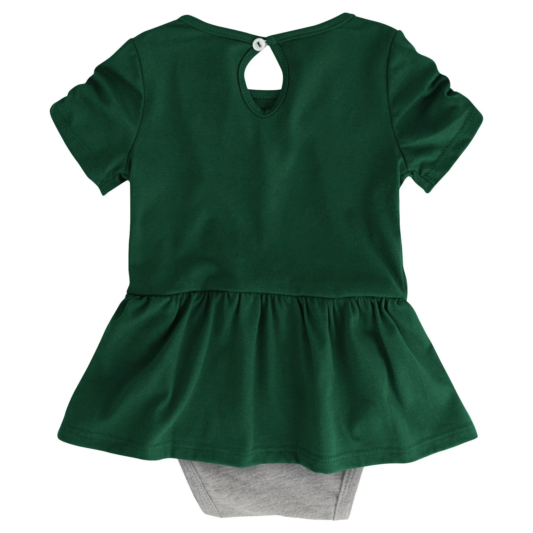 Outerstuff NCAA Infant Girls Michigan State Spartans MVP Creeper, Bib & Bootie Set