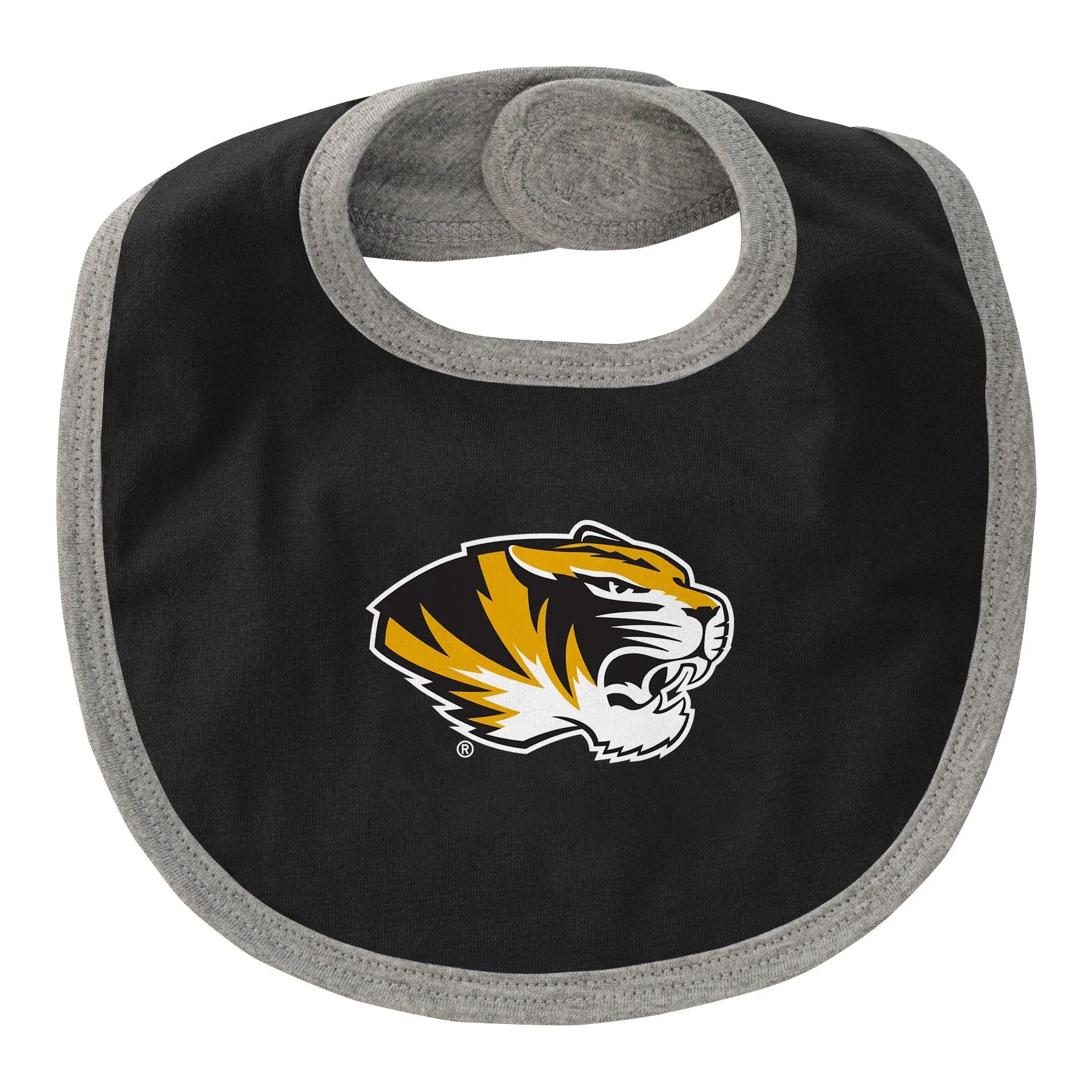 Outerstuff NCAA Infant Girls Missouri Tigers MVP Creeper, Bib & Bootie Set