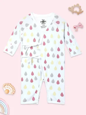 Pink Drops Infant Romper (Jabla Style)