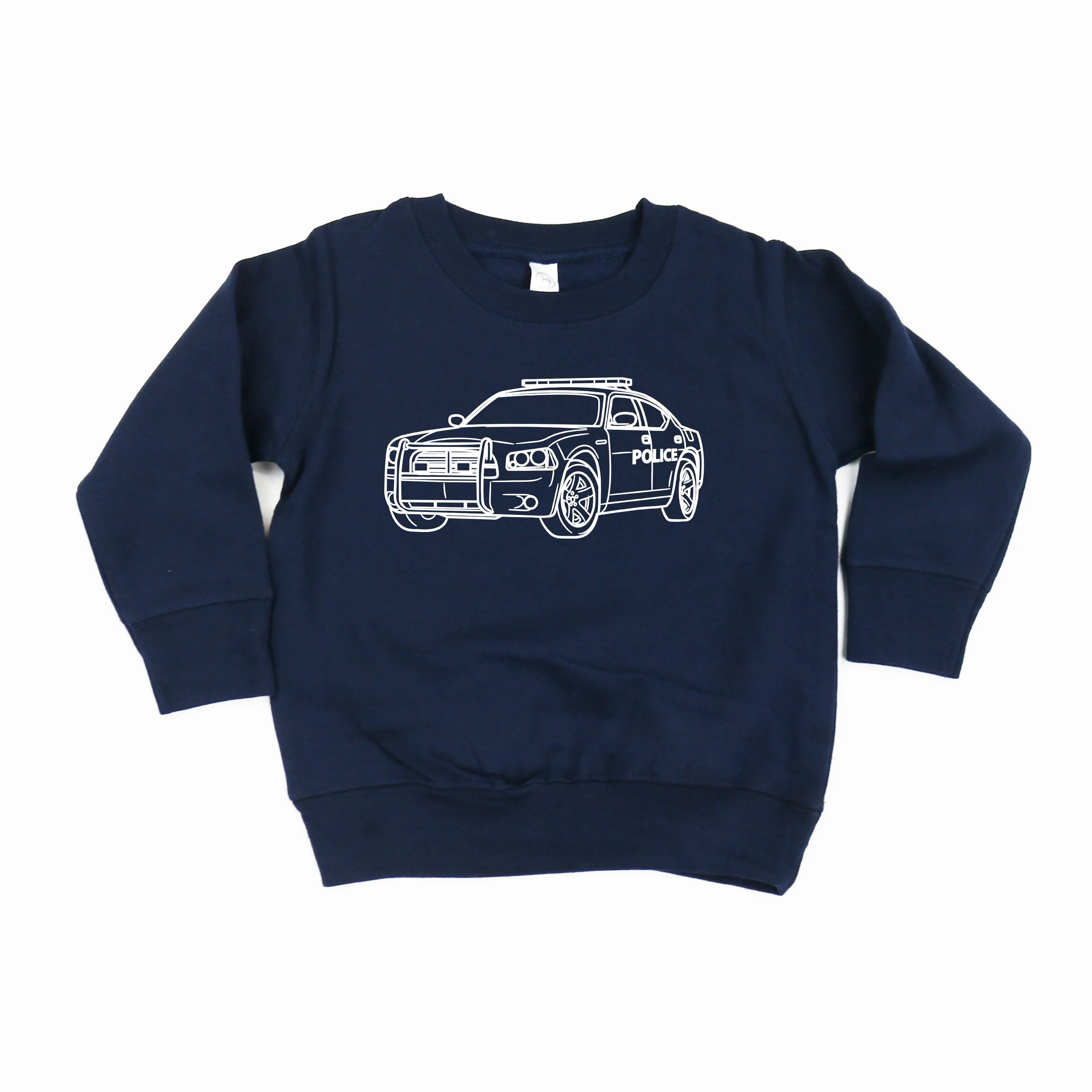 POLICE CAR - Minimalist Design - Child Sweater