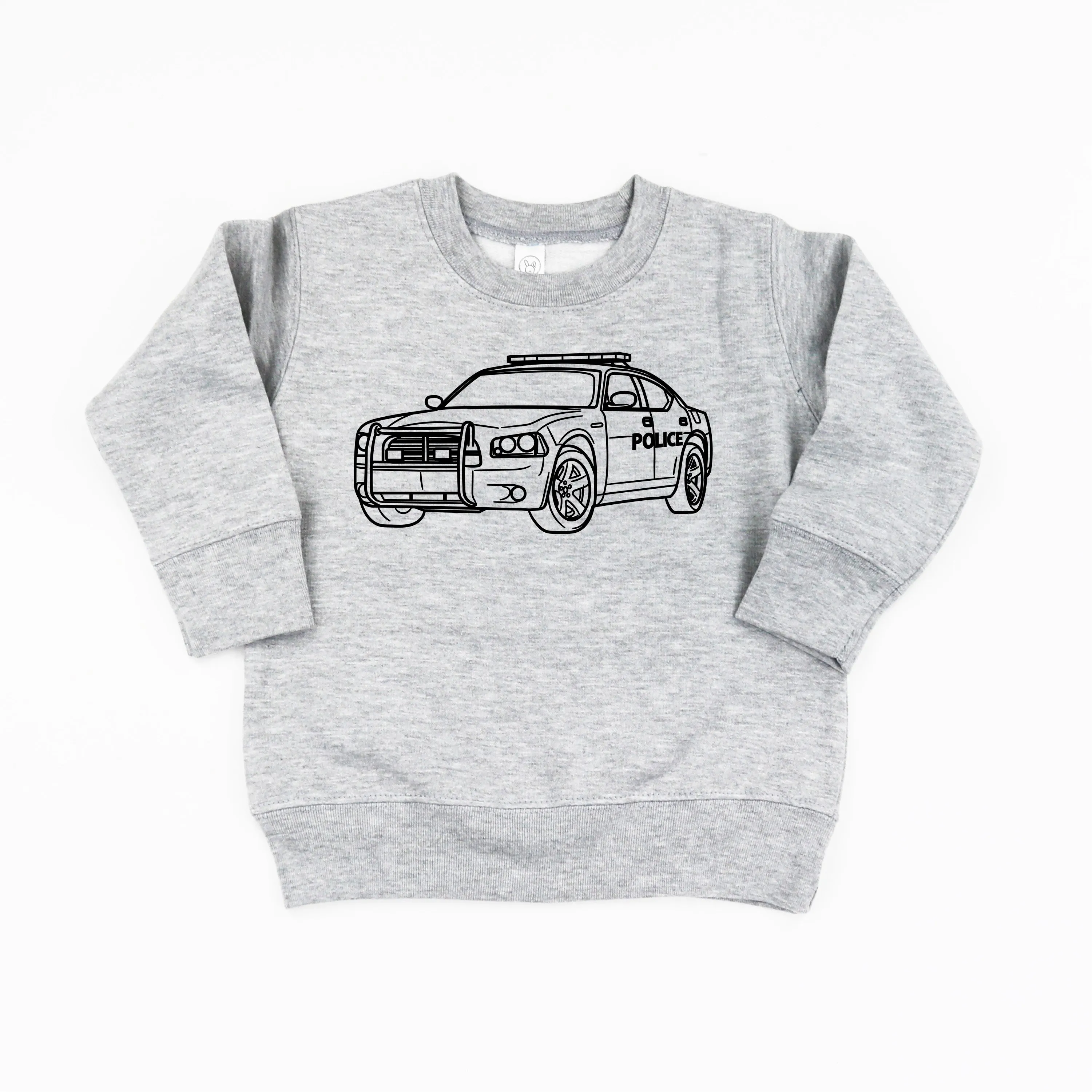 POLICE CAR - Minimalist Design - Child Sweater