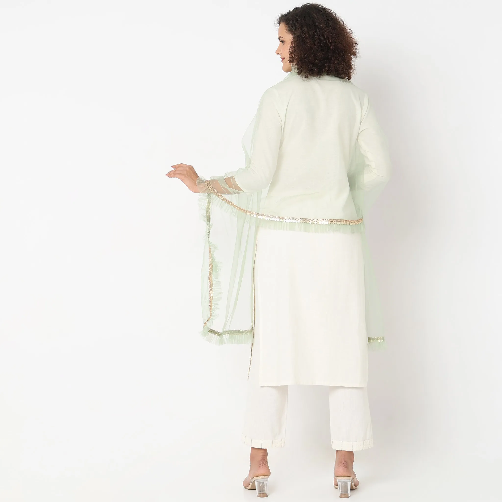 Polyester Embellished Dupatta
