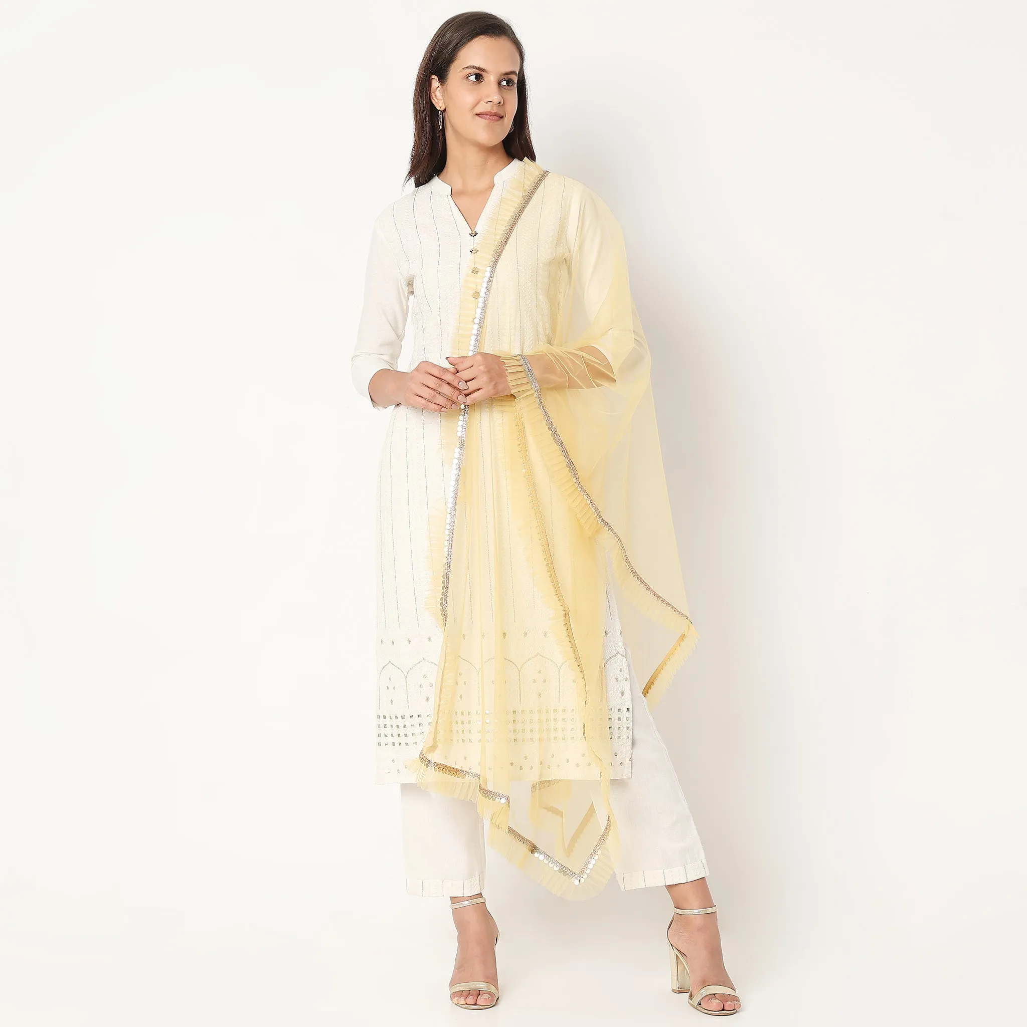 Polyester Embellished Dupatta