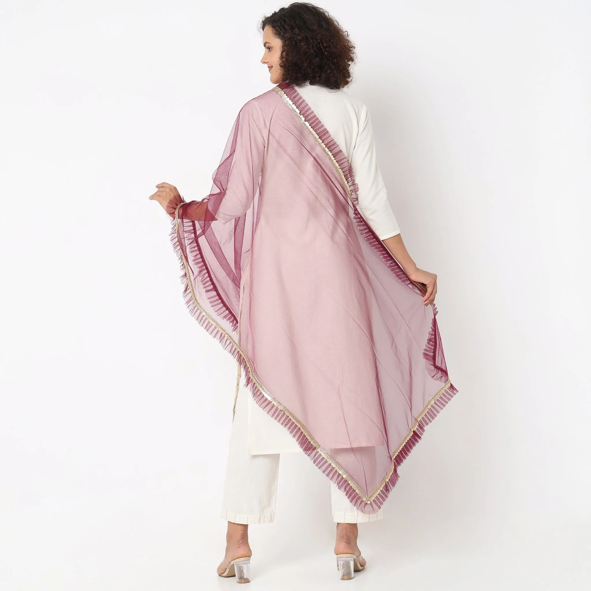 Polyester Embellished Dupatta