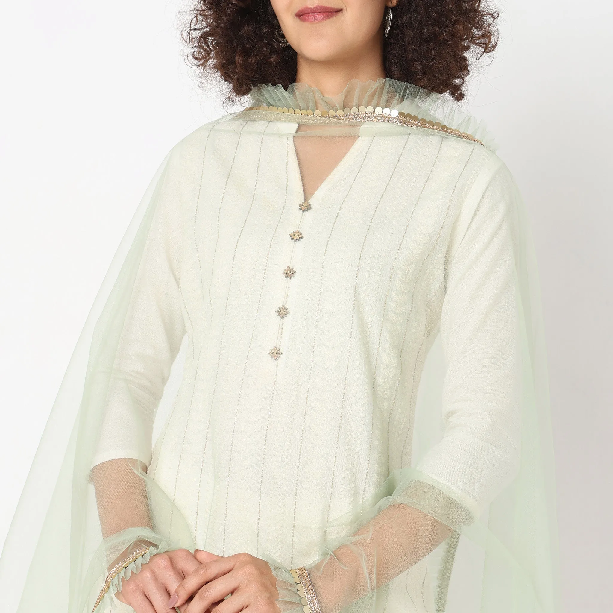 Polyester Embellished Dupatta