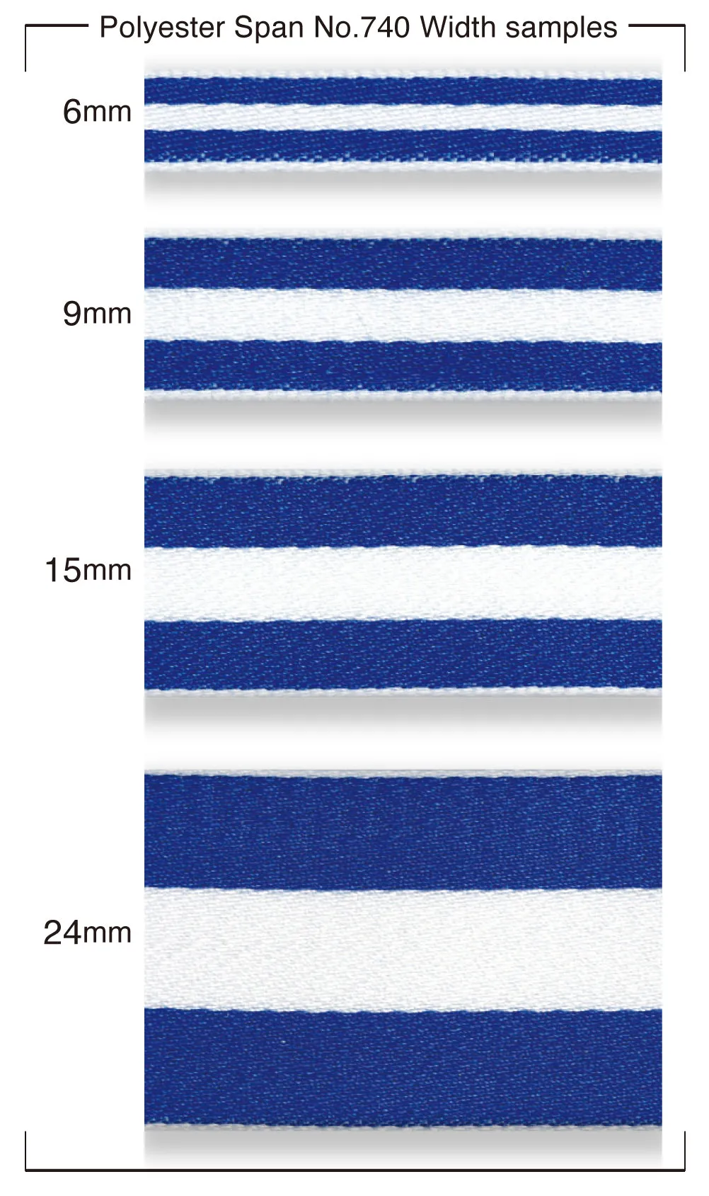 Polyester Span No.740 24mm