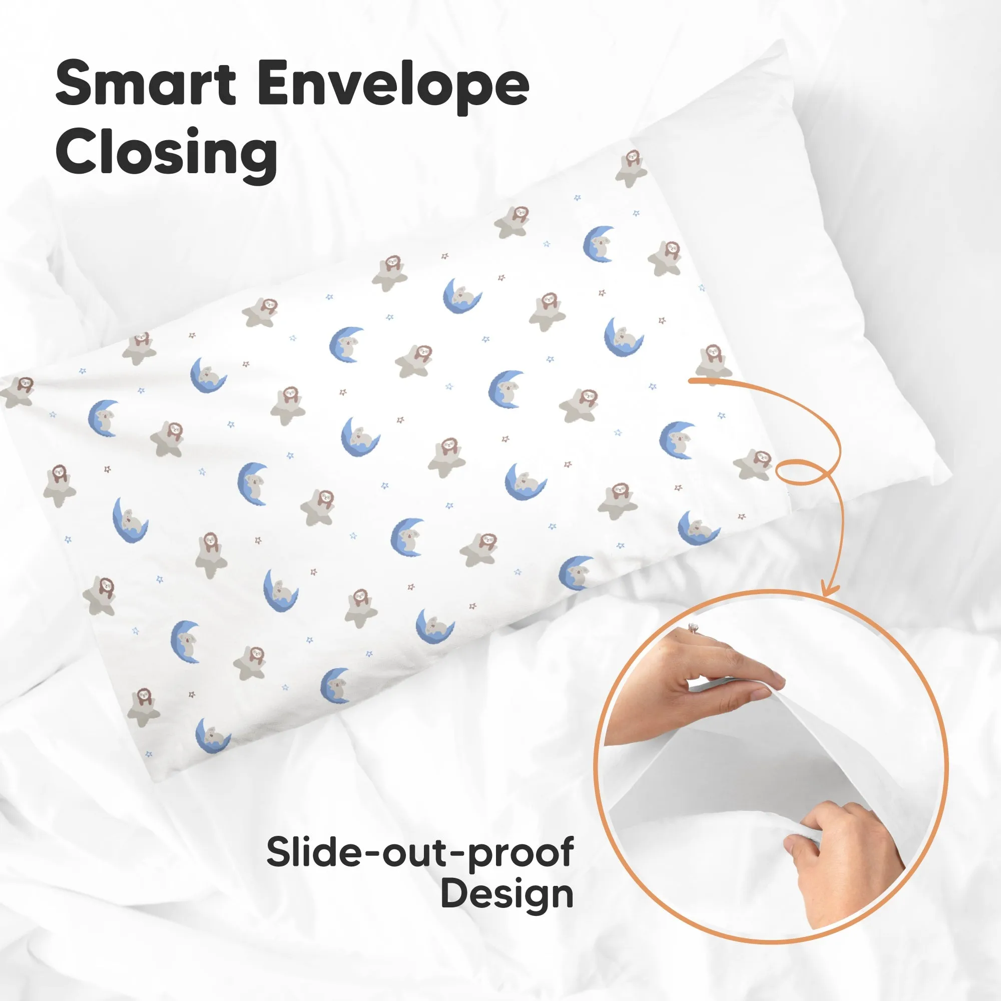Printed Toddler Pillowcase 13X18" (Space Drift)