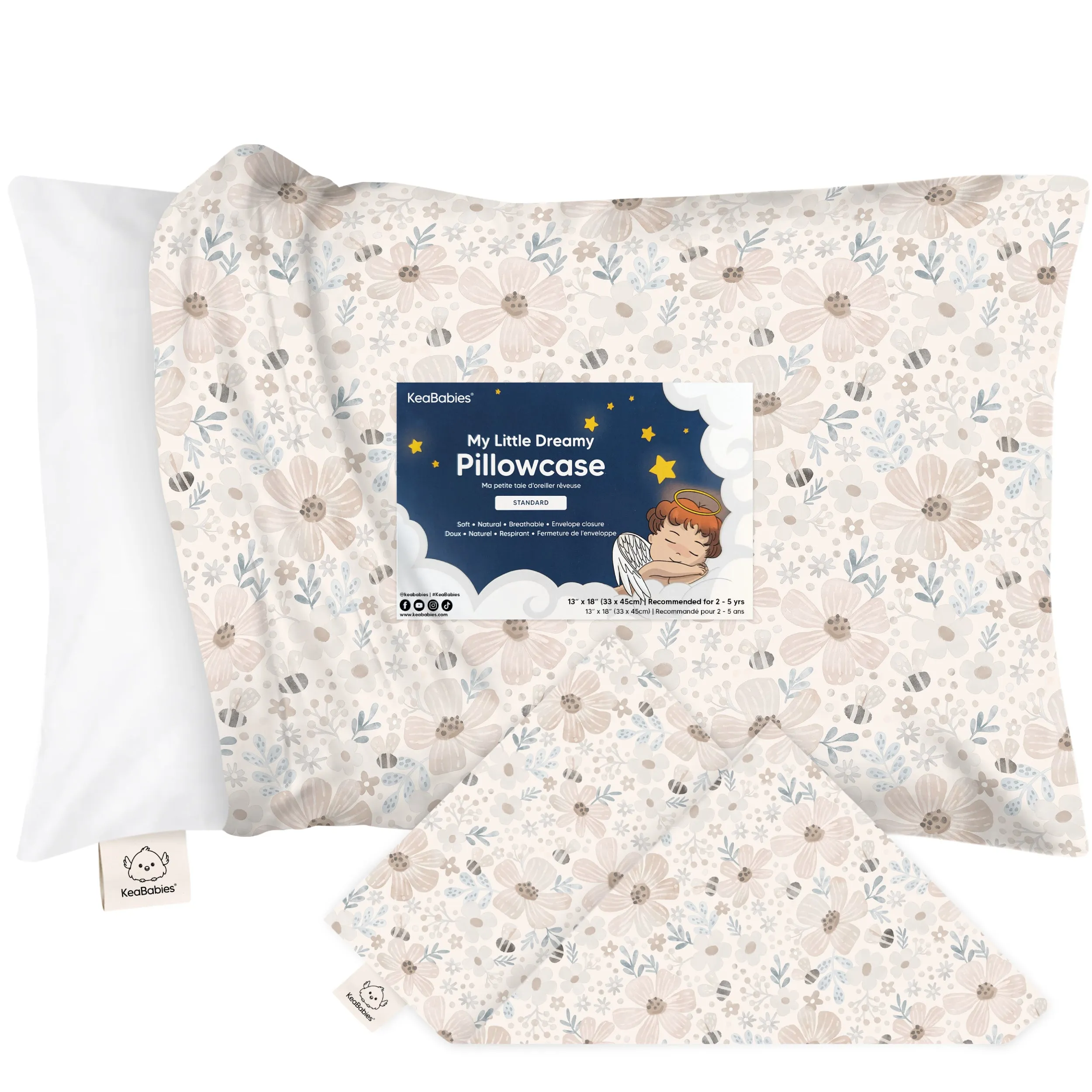Printed Toddler Pillowcase 13X18"
