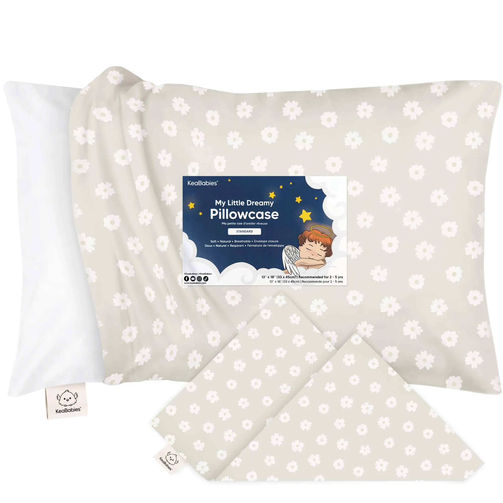 Printed Toddler Pillowcase 13X18"