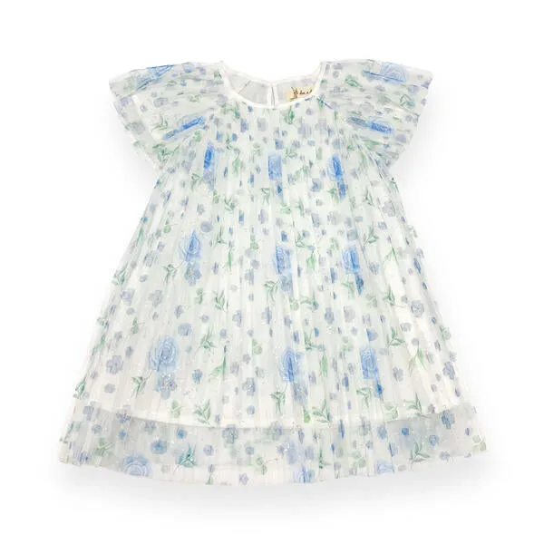 Rose Pleated Dress