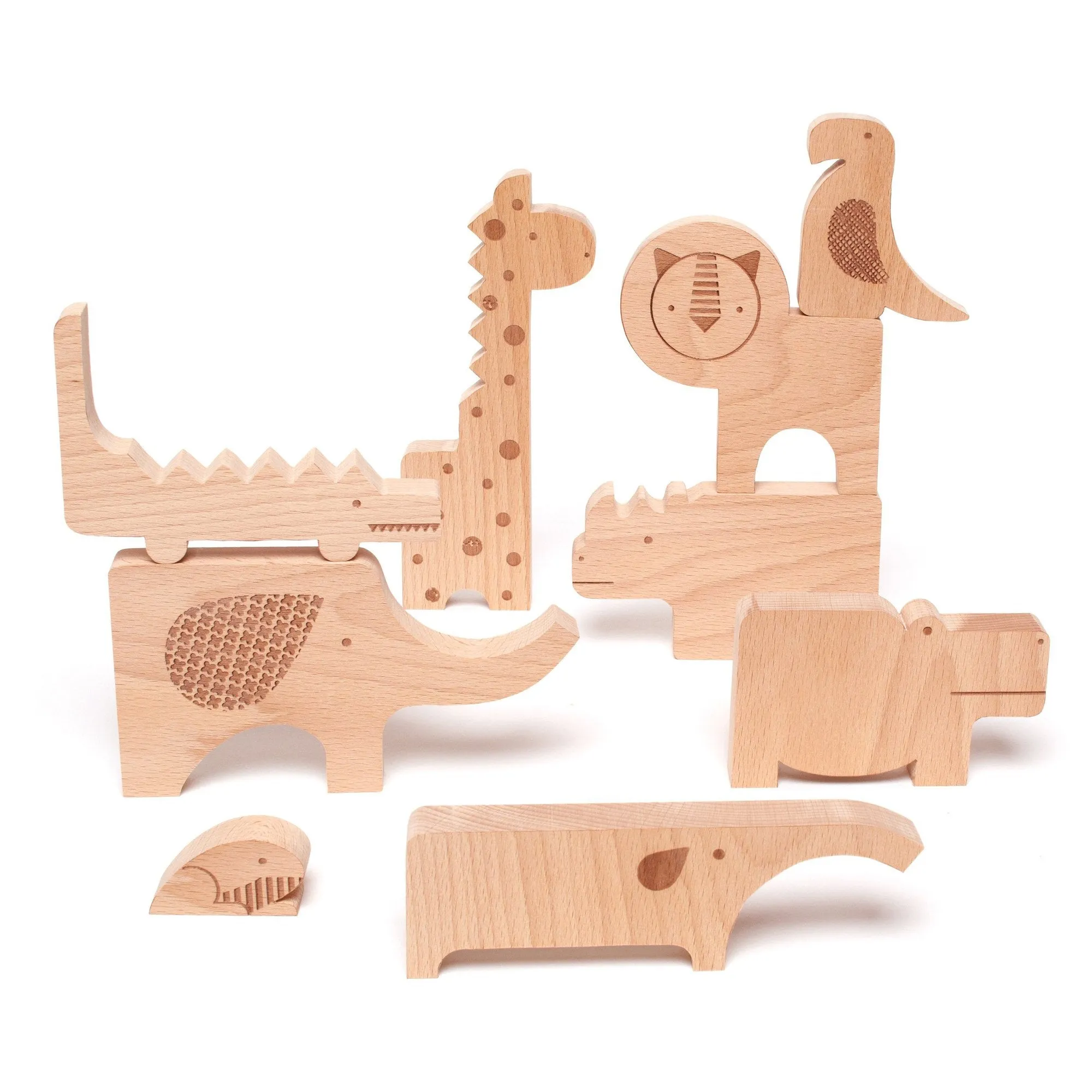 Safari Jumble Wooden Puzzle   Play