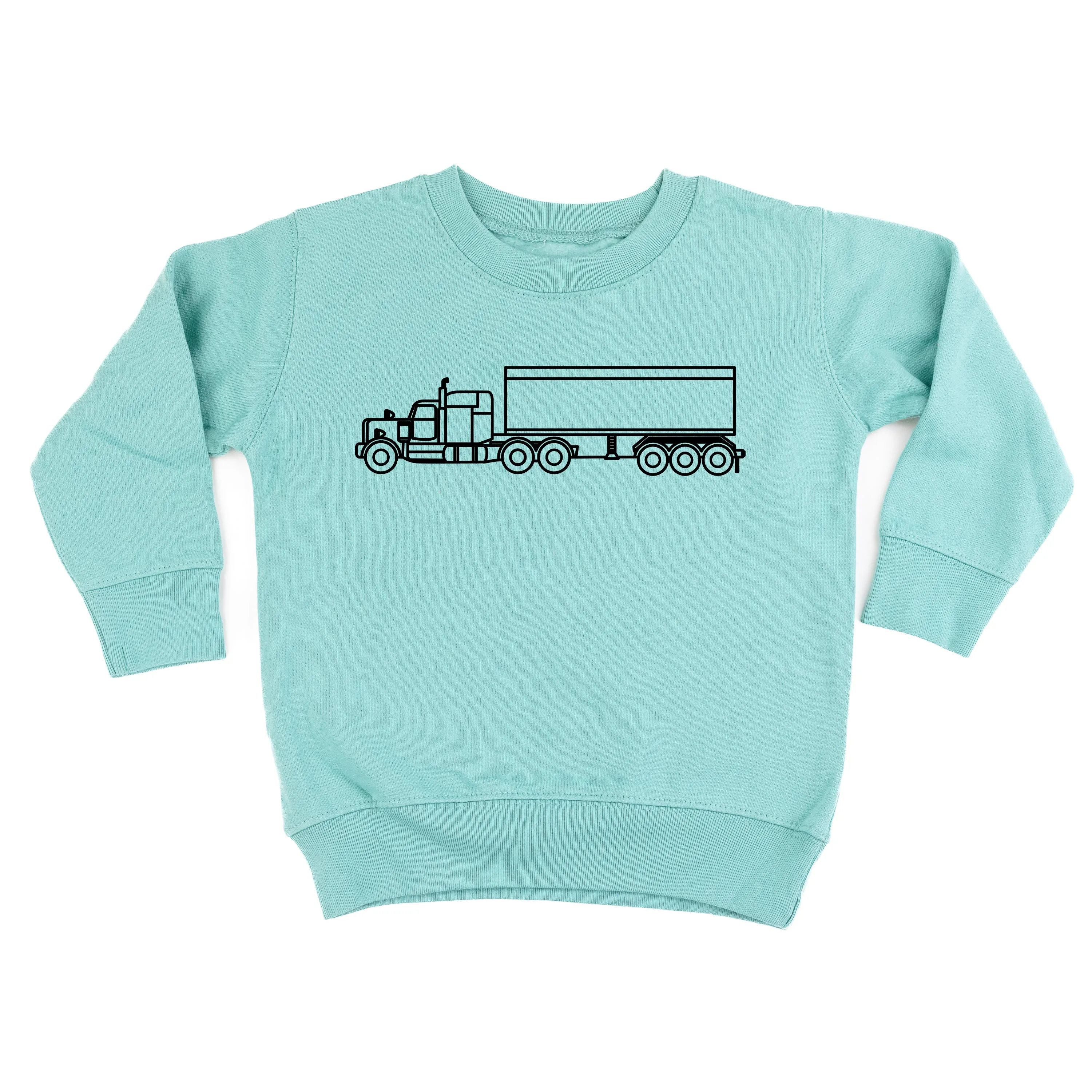 SEMI TRUCK - Minimalist Design - Child Sweater