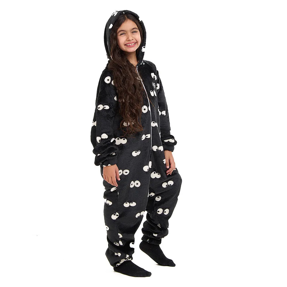 Snuggs Kids Blanket Onesie Black Eyes