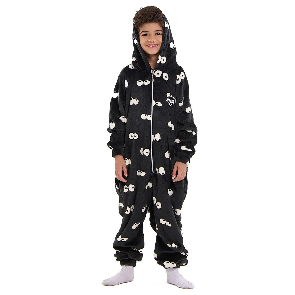Snuggs Kids Blanket Onesie Black Eyes