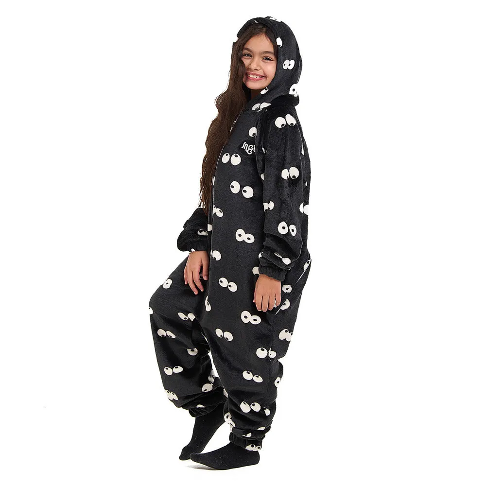 Snuggs Kids Blanket Onesie Black Eyes