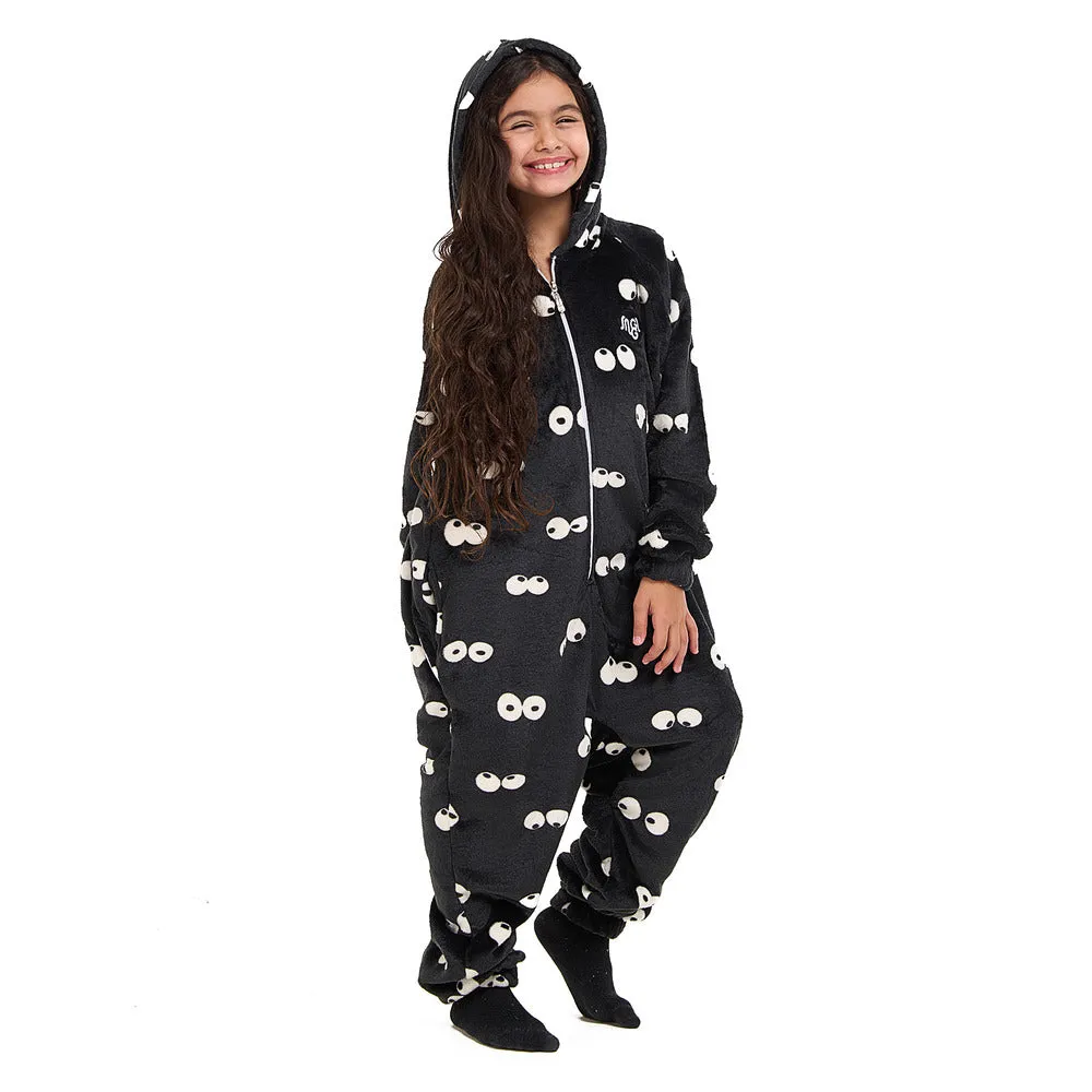 Snuggs Kids Blanket Onesie Black Eyes