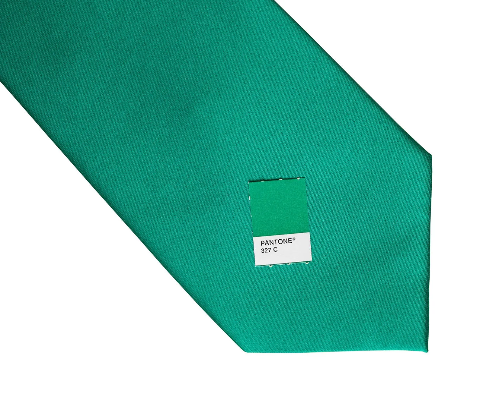 Teal Green Necktie. Solid Color Satin Finish Tie, No Print