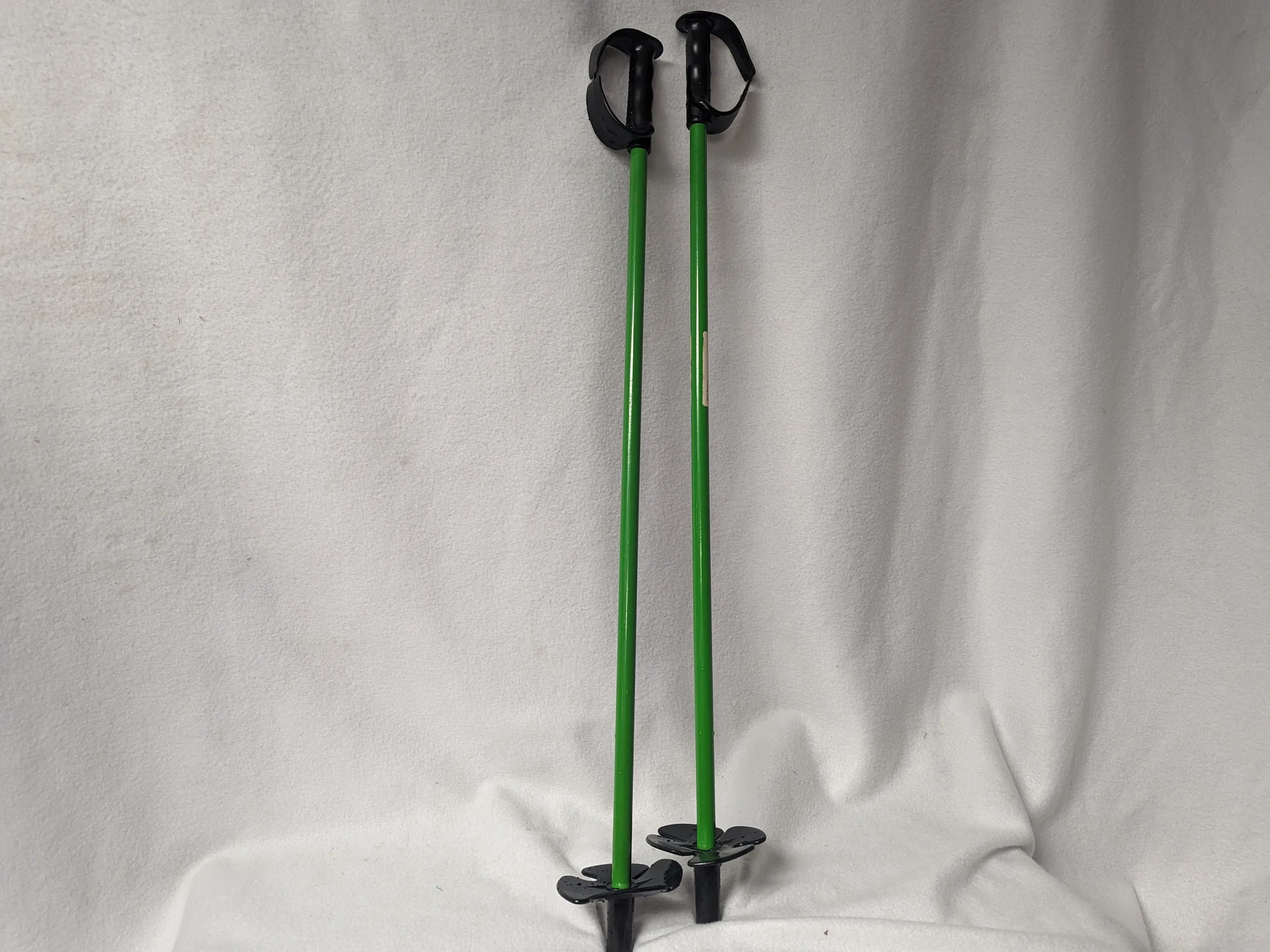Toddler Ski Poles Size 65 Cm Color Green Condition Used