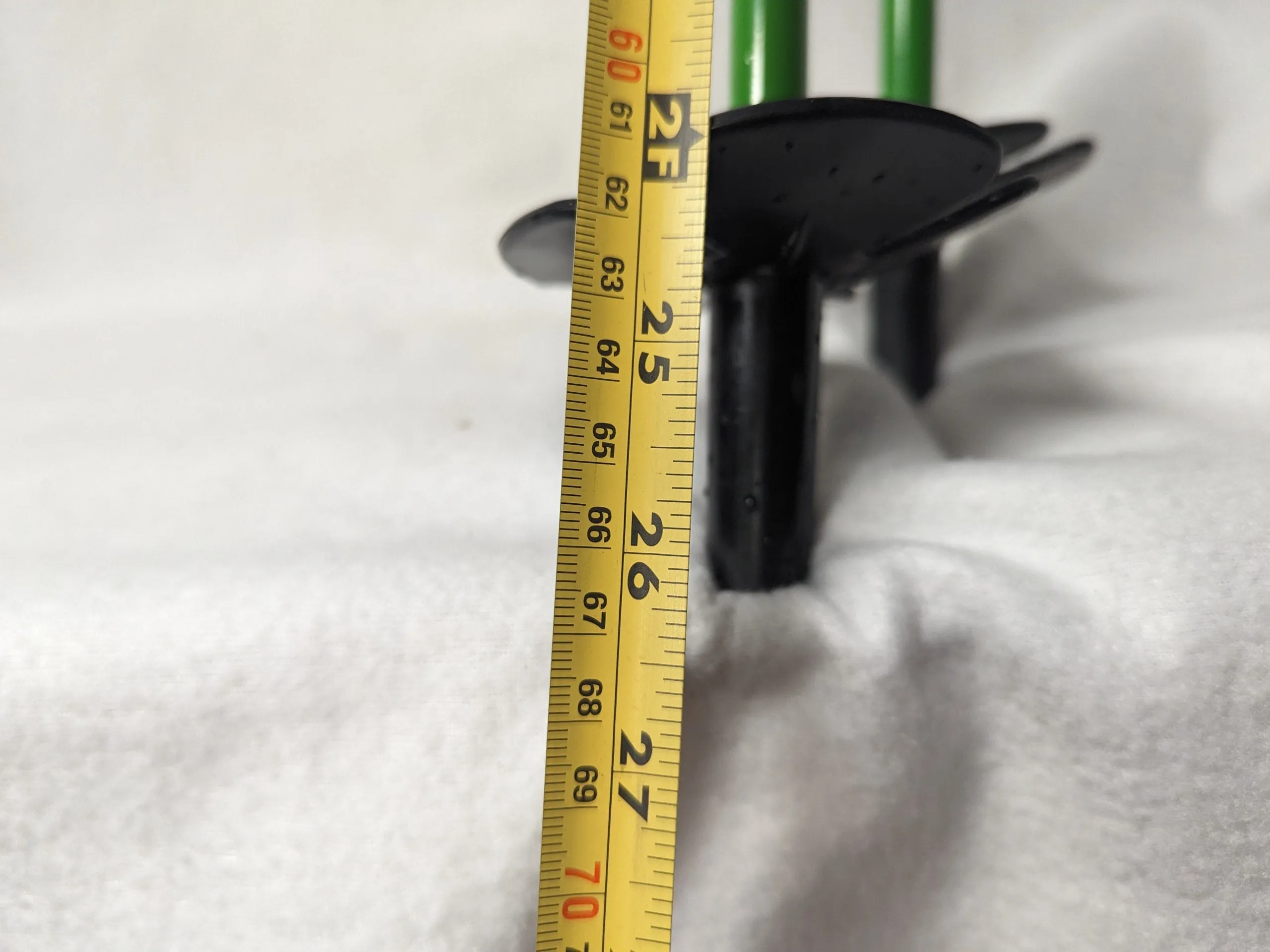 Toddler Ski Poles Size 65 Cm Color Green Condition Used