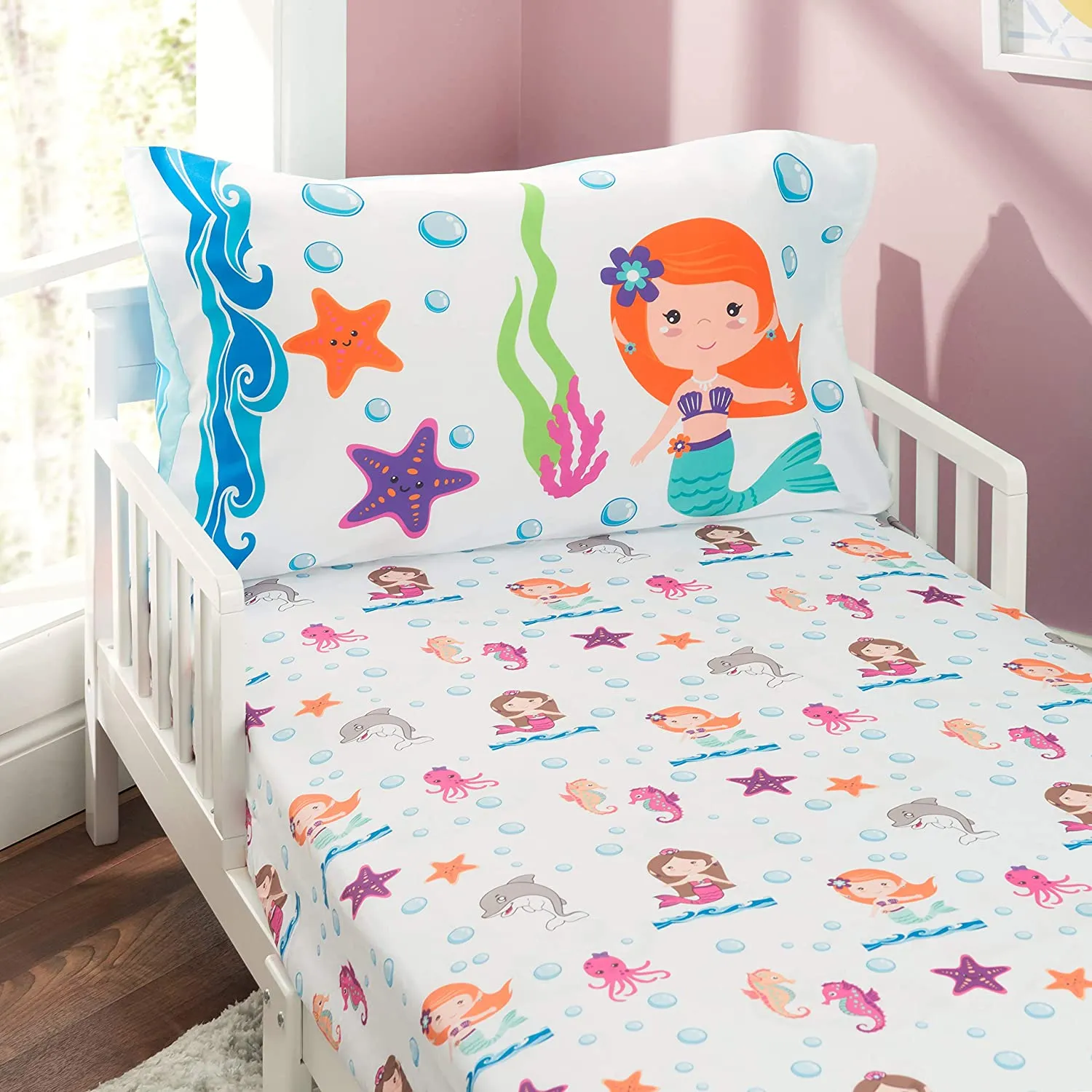 Undersea Mermaids Adventures Toddler Sheet Set