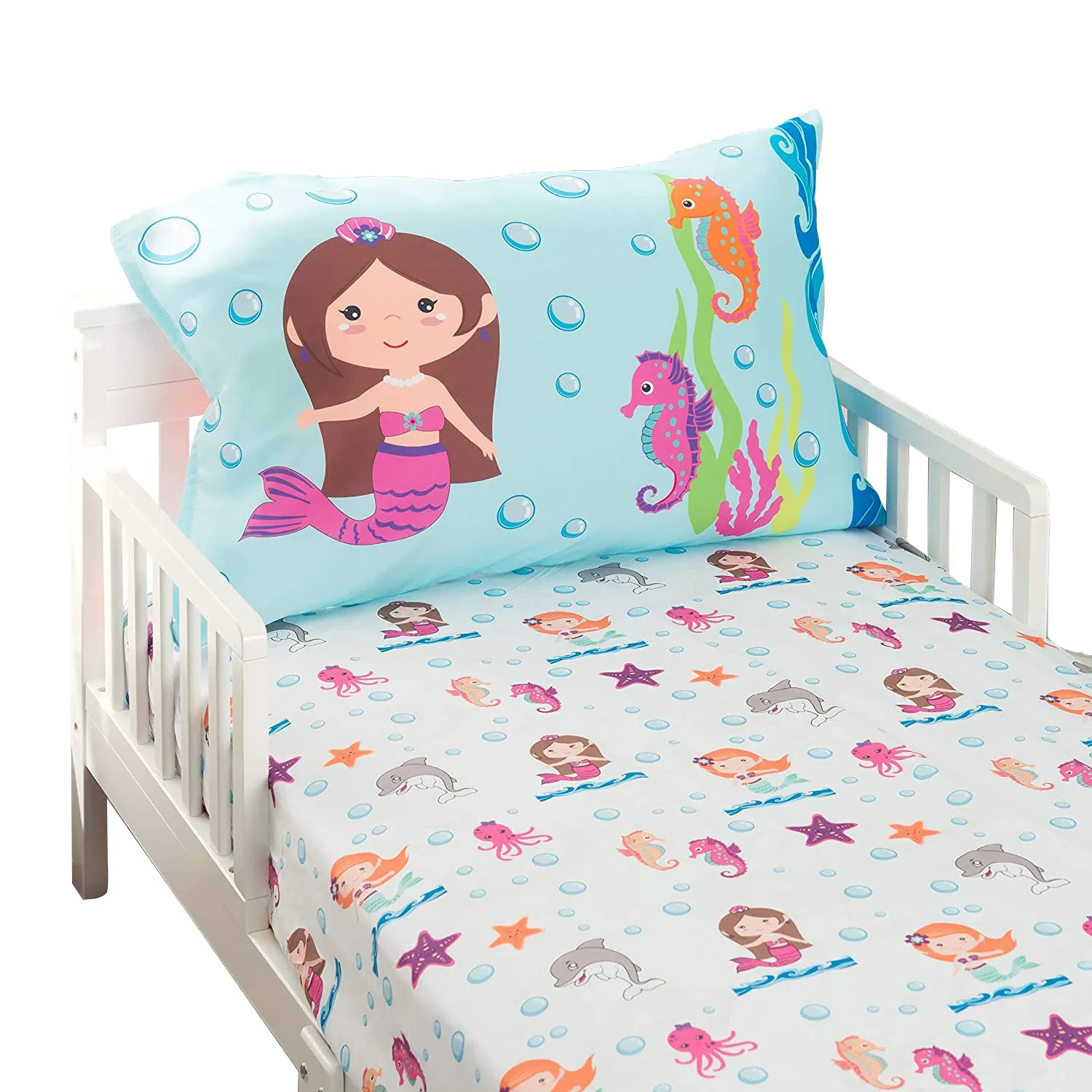 Undersea Mermaids Adventures Toddler Sheet Set