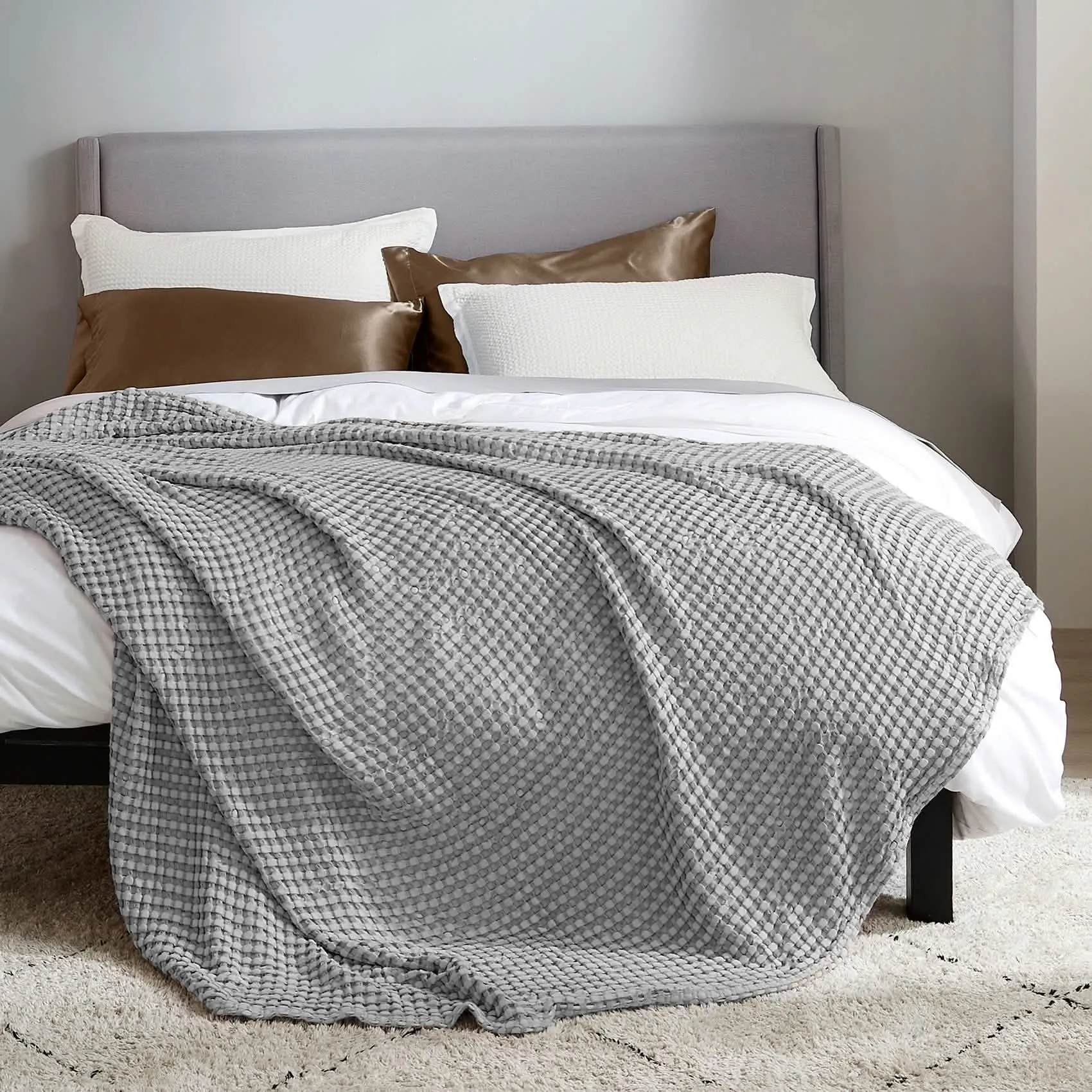 Viscose from Bamboo Waffle Weave Blanket